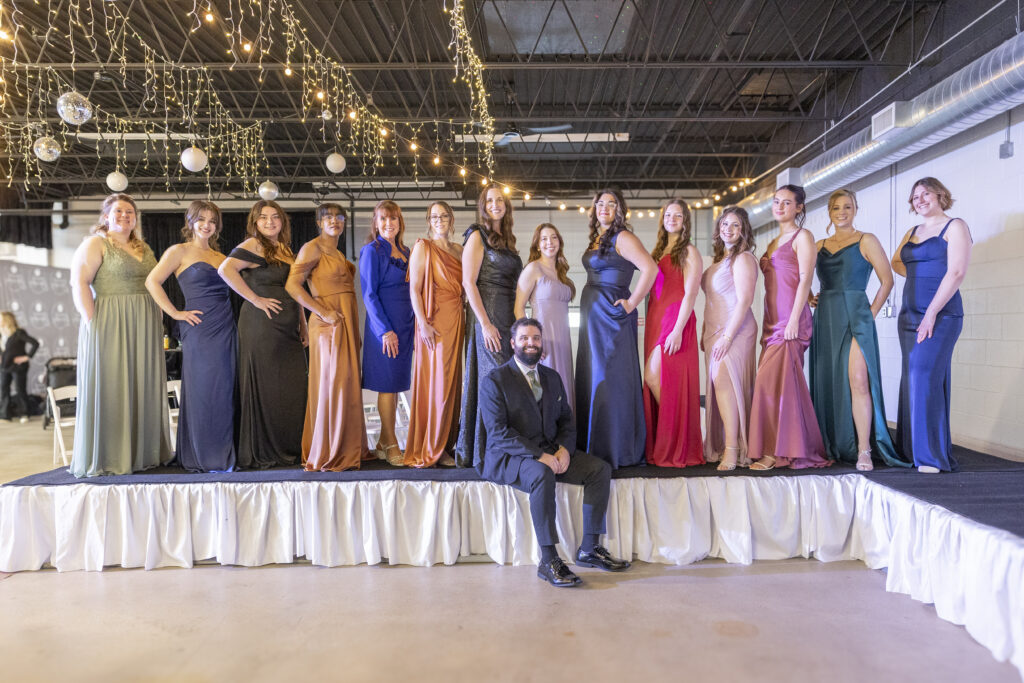 A selection of Morilee bridesmaid dresses from Elegant Brides.