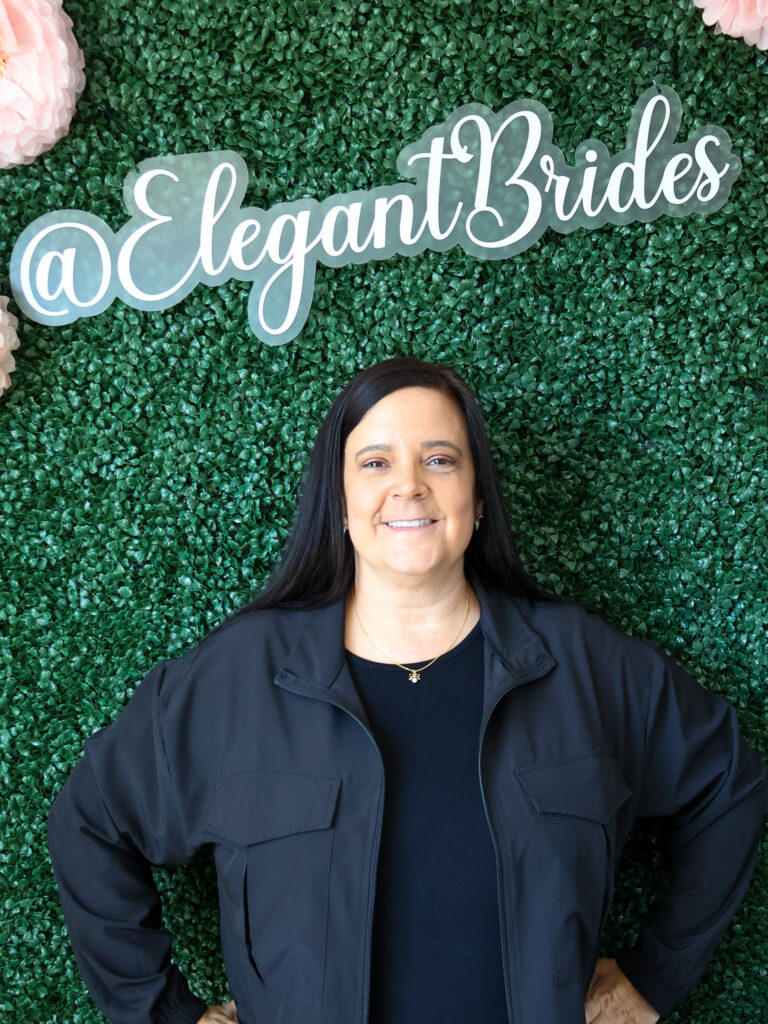 Elegant Brides Manager, Becky.